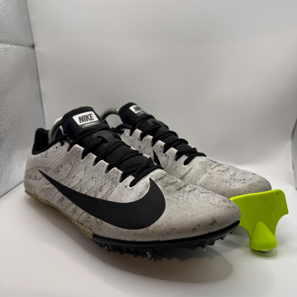 Nike 10.5 Zoom Rival S 9 Track Spikes Mens White Black 907564-005